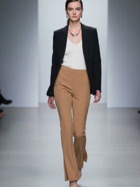 NWT Jason Wu High Rise Camel Trousers